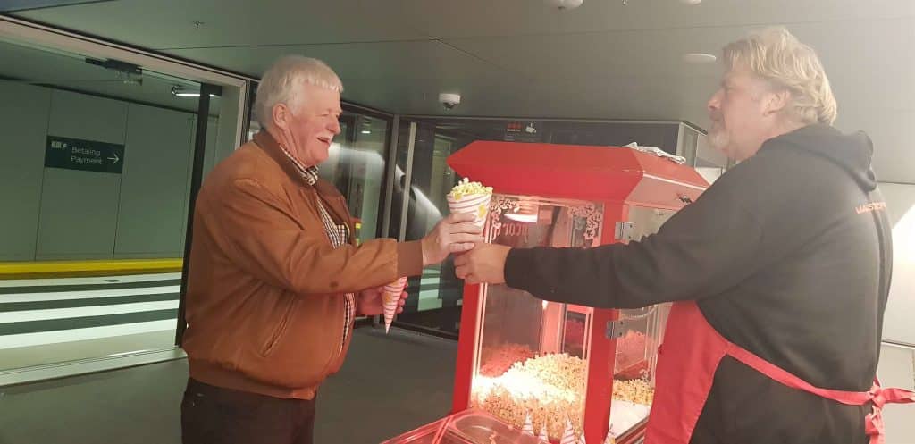 Lej popcornmaskine i København m/u bemanding